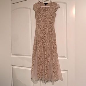 Lace dress.